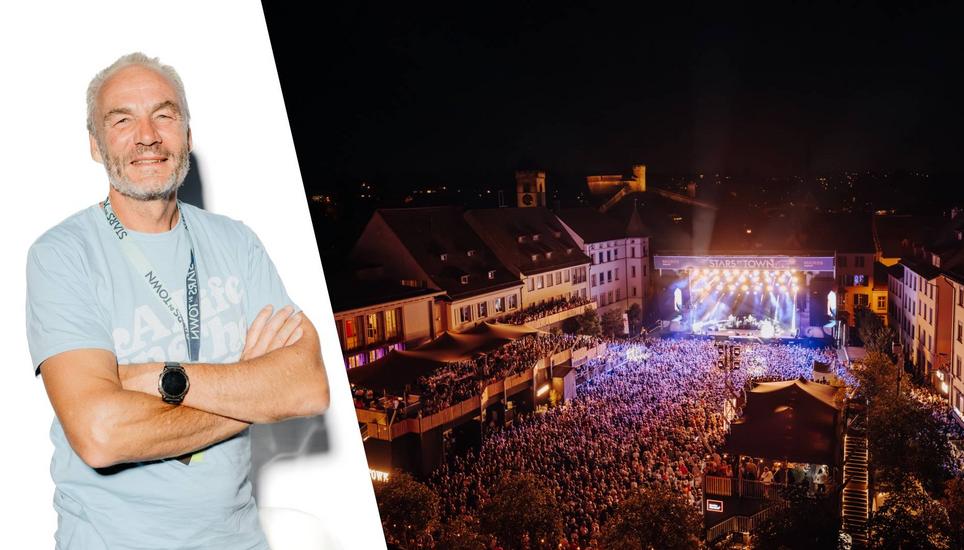 Etwa 50’000 Besucher kamen ans diesjährige «Stars in Town». Links: Festivaldirektor Adrian Brugger. Bilder: zVg / Roberta Fele