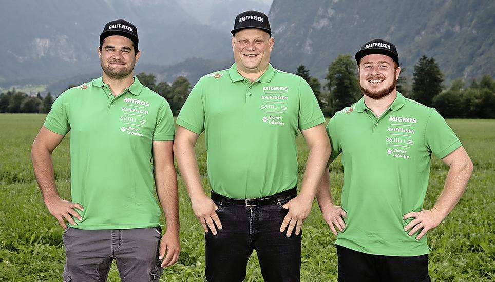 Mollis, 22.8.25, Schwingen - ESAF Team NOSV.
Kanton Schaffhausen mit Betreuer