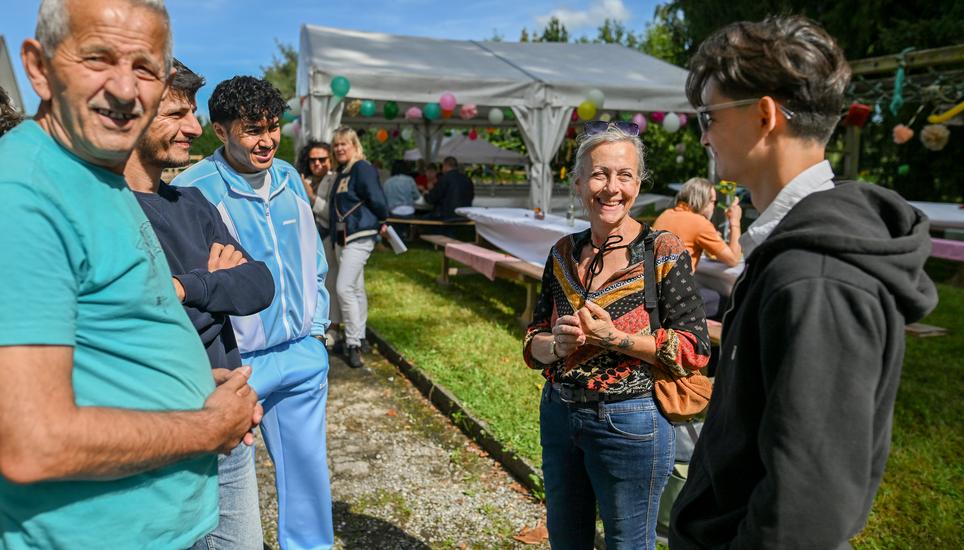 Die Bewohner des Durchgangszentrum Friedeck lÃ¤d die BevÃ¶lkerung zum Fest und zum Tag der offenen TÃ¼r ein, am Samstag, 06. September 2025. (Melanie Duchene / Schaffhauser Nachrichten)