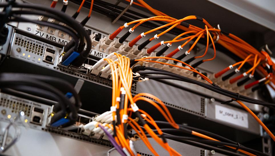 Stromverbrauch in der Energiekrise, Server brauchen sehr viel Strom, fotografiert am Donnertag 10. November 2022, in Schaffhausen. (Roberta Fele / Schaffhauser Nachrichten)