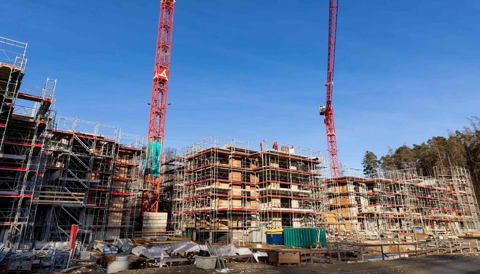 Baustelle Waldstadt, Donnerstag, 15.01.2026, Schaffhausen (Roger Hofstetter/Schaffhauser Nachrichten)