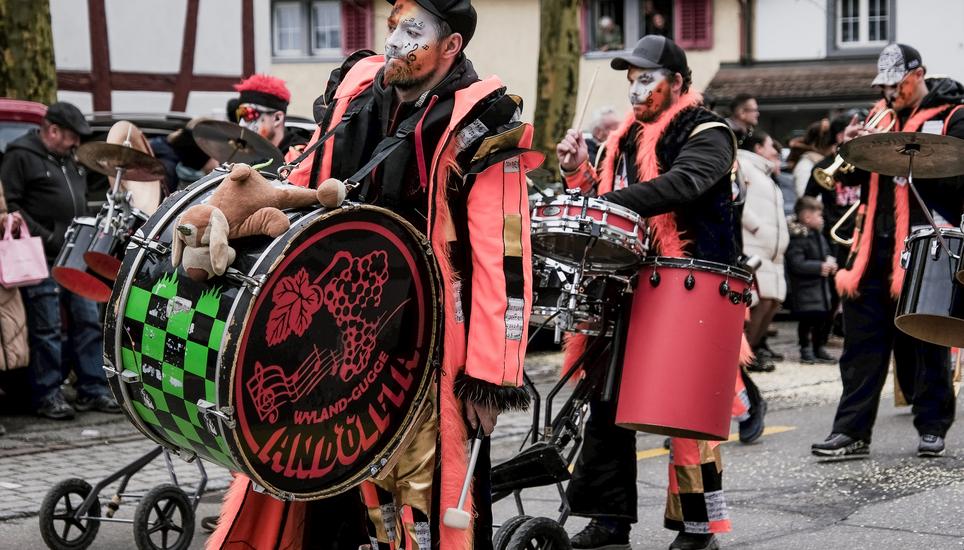 Die Guggenmusik Andölfia aus Andelfingen sorgte für die musikalische Untermalung.