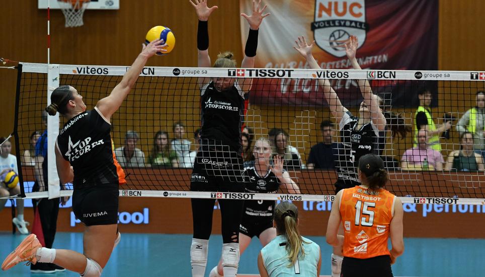 Volleyball, NLA 2025/2026, Playoff-Finals - 3. Runde:  Neuenburg UC - VC Kanti, Schaffhausen, 17.04.2026 Â© Reinhard Standke
