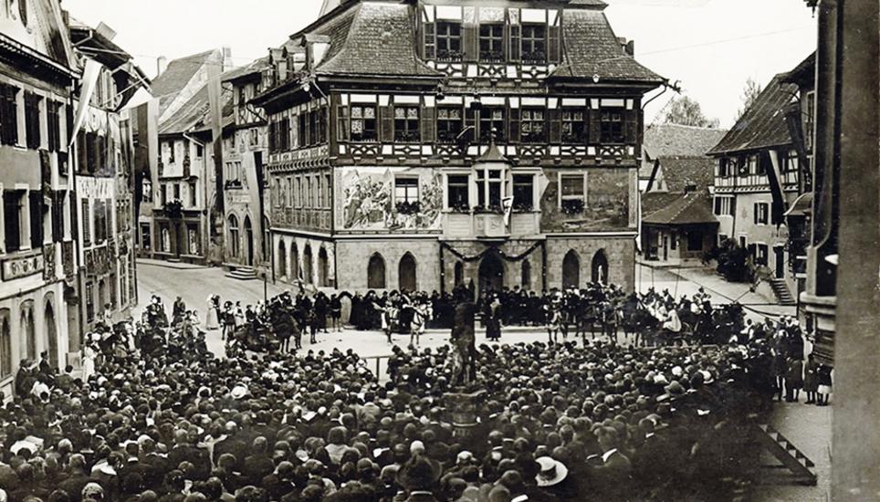 Am 1. August 1924 wurde das Freilichtspiel «No e Wili» uraufgeführt. Bild zVg