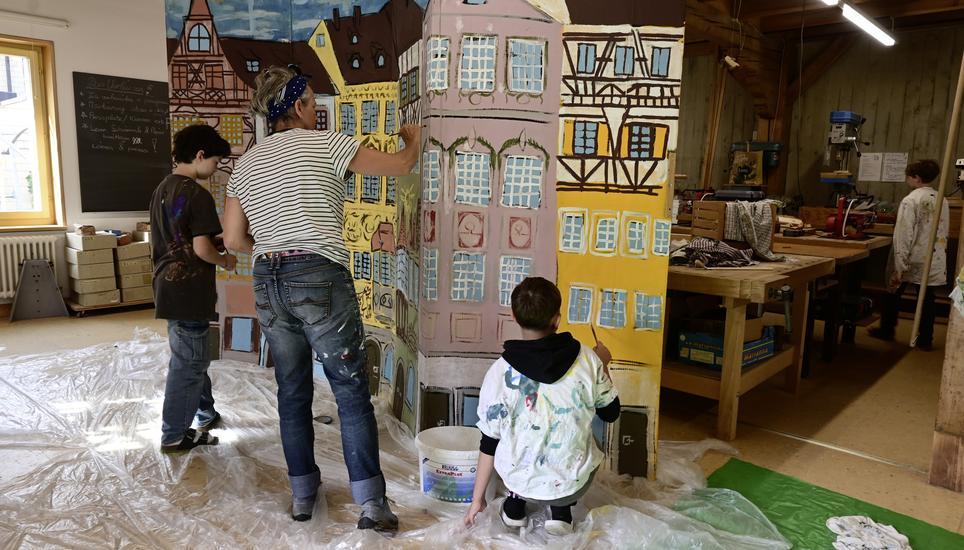 Die Kulisse für das «No e Wili» nimmt Gestalt an.