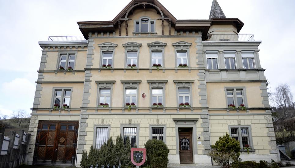 Die «Villa Aida» in Schleitheim ist heute die Gemeindeverwaltung. Bild: Selwyn Hoffmann