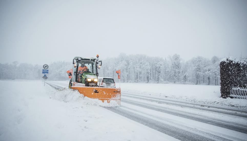 Auch dieses Jahr werden die Schaffhauser Strassen wieder von Schnee und Eis befreit werden müssen. Archivbild: Roberta Fele
