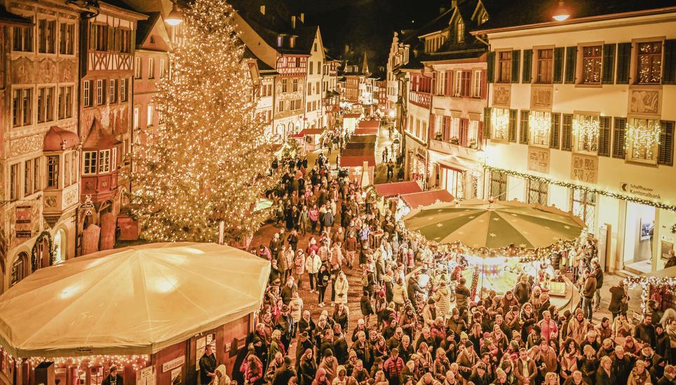 Die 23. Märlistadt in Stein am Rhein zog etwa 60’000 Besucher an. Bild: Melanie Duchene Erï¿ï¾¶ffnung der Mï¿ï¾¤rlistadt in Stein am Rhein mit dem Weihnachtsmarkt im Stï¿ï¾¤dtchen, am Mittwoch, 04. Dezember 2024. (Melanie Duchene / Schaffhauser N