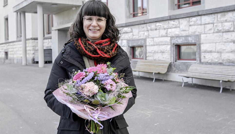  Alexandra Fetz, neue Schulprï¿ï¾¤sidentin Neuhausen, am Sonntag, 09. Februar 2025. (Melanie Duchene / Schaffhauser Nachricht