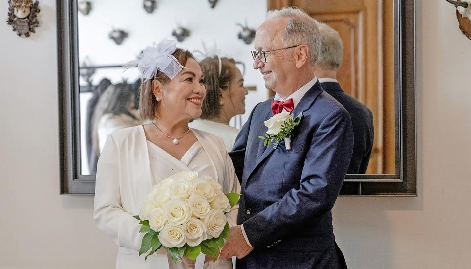 Irene Hernandez Tochter meinte, dass sie mit dem Heiraten nicht überstürzen sollten. Darauf hörten die beiden jedoch nicht. Bilder: Jeannette Vogel