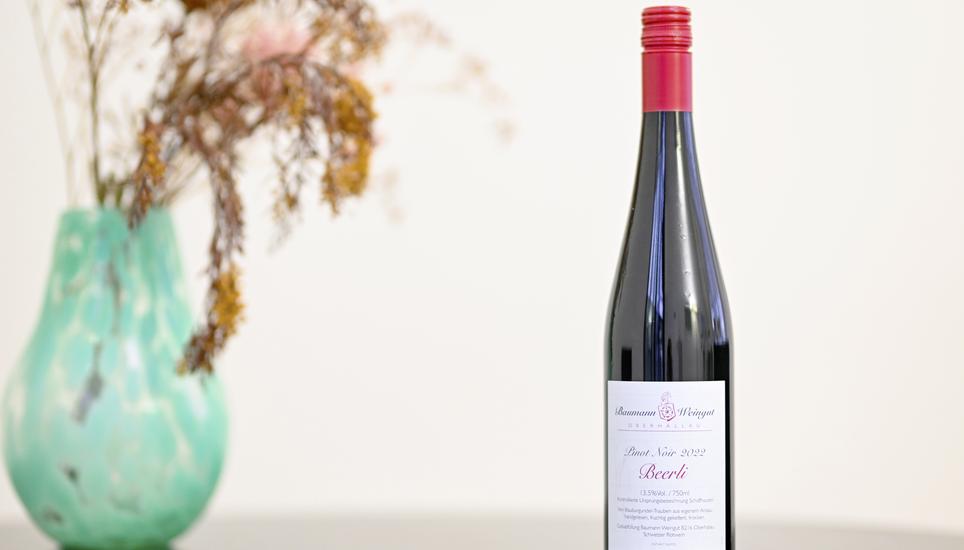 Pinot Noir Beerli Wein fï¿ï¾¼r Leben und Genuss, am Dienstag, 25. Februar 2025. (Melanie Duchene / Schaffhauser Nachricht