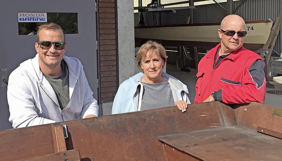 Mittlerweile in vierter Generation unterwegs: die Schifffahrtsfamilie Wirth aus Eglisau. Von links: Remo, Susanne und Rolf Wirth. Bild: Ursula Fehr