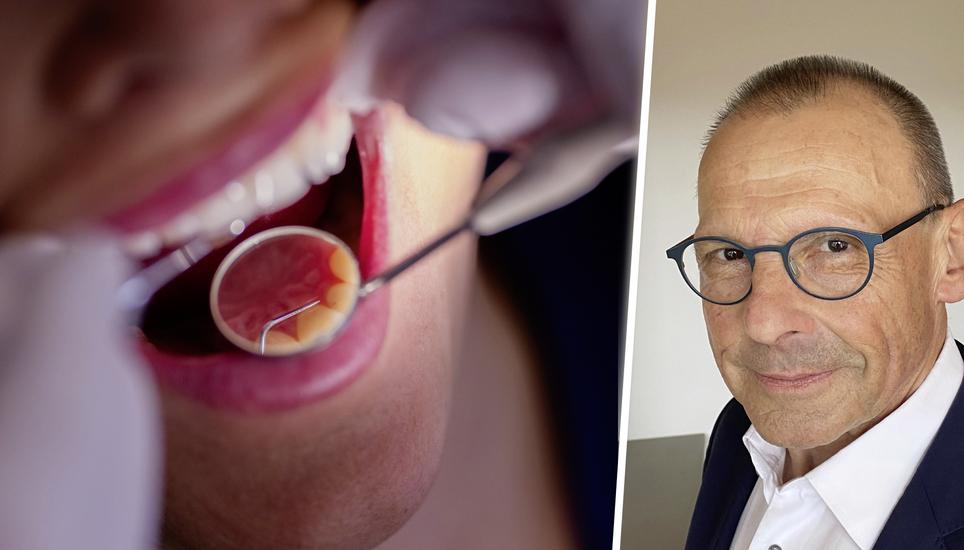 Unser Kolumnist Ernst Landolt geniesst den Besuch bei der Dentalhygienikerin. Bild: Keystone