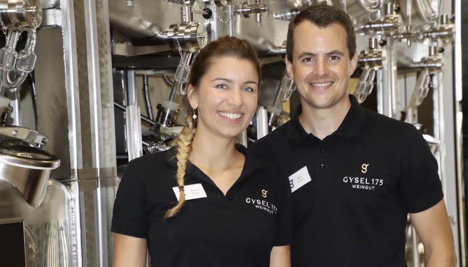 Das Weingut «Gysel 175» aus Wilchingen von Janine und Rico Gysel hat in der Kategorie «Trocken Schweiz» mit dem Riesling-Silvaner AOC Schaffhausen 2024 den «Müller-Thurgau-Preis» 2025 gewonnen. Bild: Roland Müller