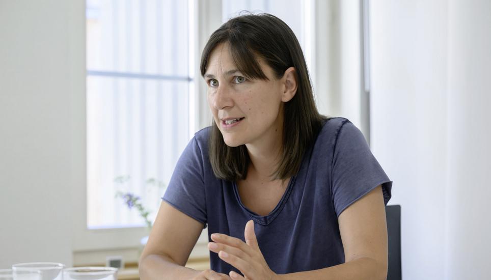 Irina Schmocker leitet mit ihrem Team das kantonale Angebot des Case Managements Berufsbildung. Bild: Mike Kessler