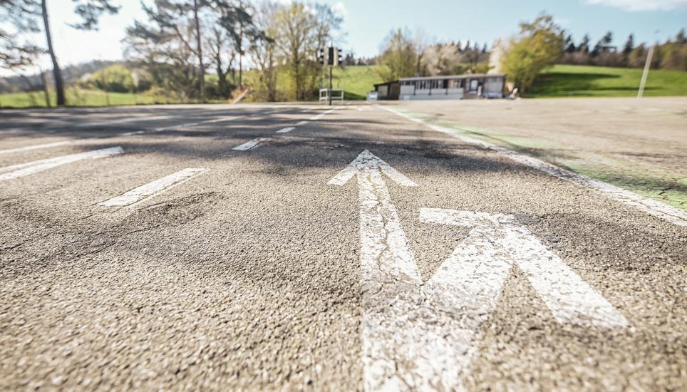 Der Verkehrsgarten im Langriet war Mittelpunkt einer Diskussion im Einwohnerrat – jetzt entscheidet das Volk. Bild: Melanie Duchene Verkehrsgarten fï¿ï¾¼r Fahrrad im Langriet, am Dienstag, 08. April 2025. (Melanie Duchene / Schaffhauser Nachricht