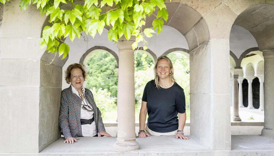 Spaziergang durch die Altstadt mit (junge Frau) Kathrin Kuiper und Rixa Mï¿ï¾¼ller, fotografiert am Dienstag, 10. Juni 2025, in Schaffhausen. (Roberta Fele / Schaffhauser Nachricht
