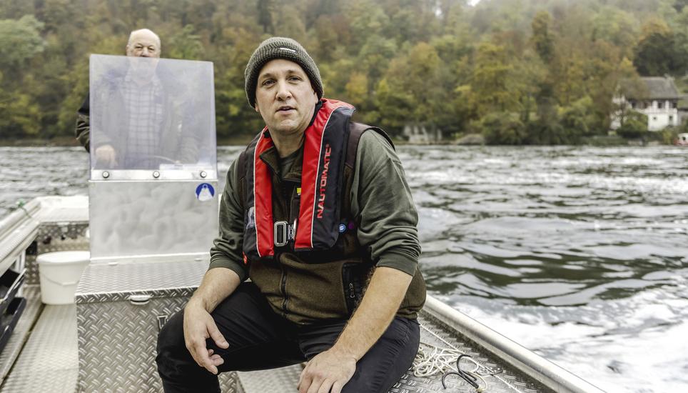 Patrick Wasem, der Schaffhauser Jagd- und Fischereiaufseher, wurde Ende März 2023 Opfer eines brutalen Angriffs (Aufnahme von Oktober 2024). Bild: Roberta Fele