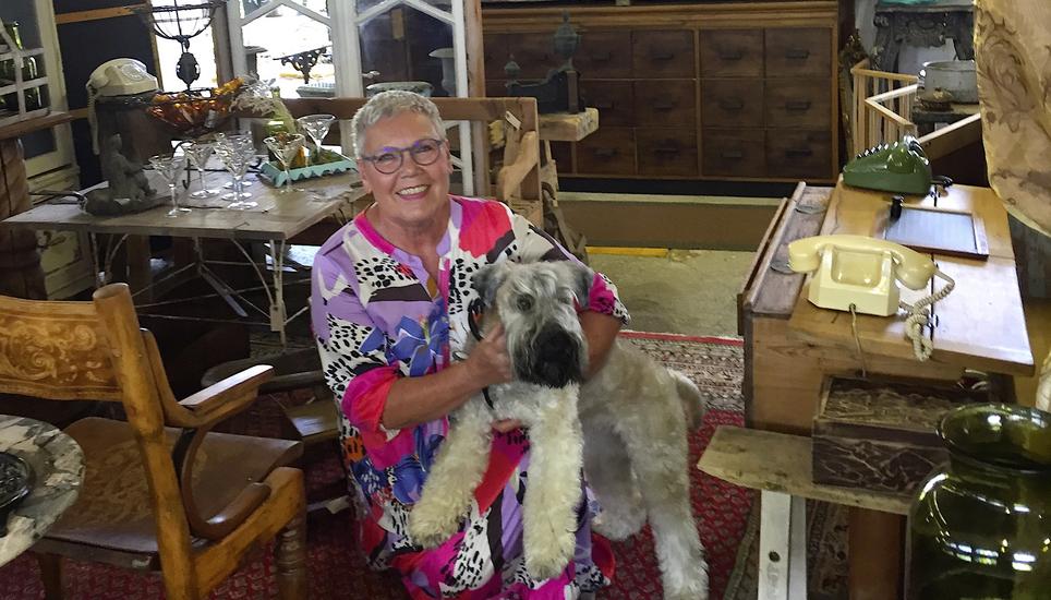 Maggy Neukomm und ihre Hundedetektivin Joesy. Bilder: Ursula Fehr
