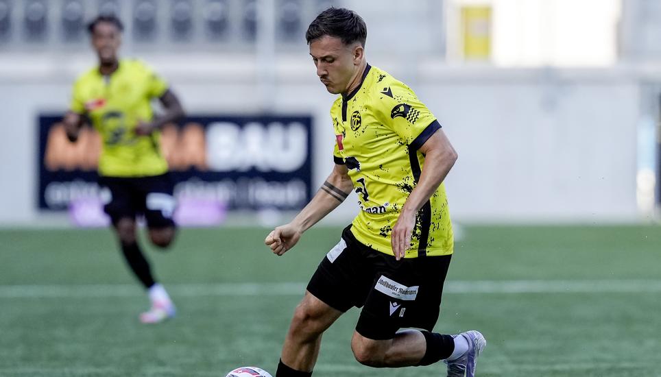 Danilo Del Toro will mit dem FCS auf der Erfolgsspur bleiben. Bild: Roger Albrecht 09.08.2025, Schaffhausen, Fussball Promotions League - FC Schaffhausen - FC Cham;
(Roger Albrecht/sport-presse)