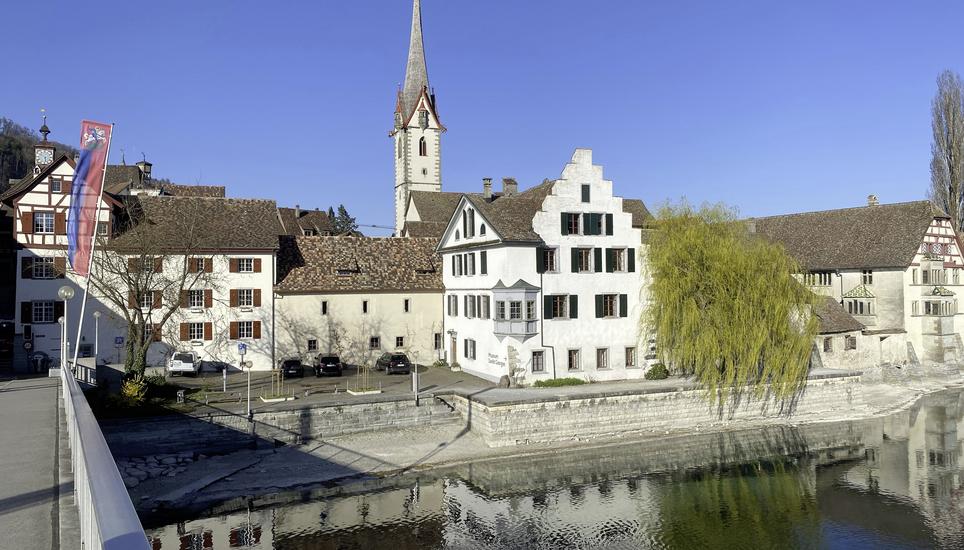 Die historische Altstadt von Stein am Rhein soll schrittweise an ein ökologisches Wärmenetz angeschlossen werden. Archivbild: Radio Munot