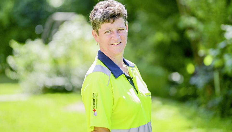 Kopf der Woche Manuela Furrer die fï¿ï¾¼r die Samariterin der Ostschweizer Samariter nominiert ist, am Dienstag, 12 August 2025. (Melanie Duchene / Schaffhauser Nachricht