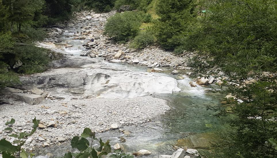 Der fast unberührte Bergfluss Calancasca. Bild: Barbara Gehring