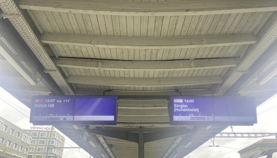 Zugfahrende von Schaffhausen nach Zürich (und umgekehrt) müssen immer wieder mit Verspätungen rechnen. Bilder: Damiana Mariani