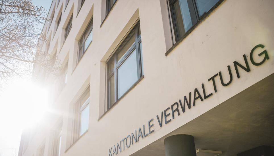 Kantonale Verwaltung an der Muehlenthalstrasse, am Donnerstag, 10. Februar, 2022. (Melanie Duchene / Schaffhauser Nachrichten)