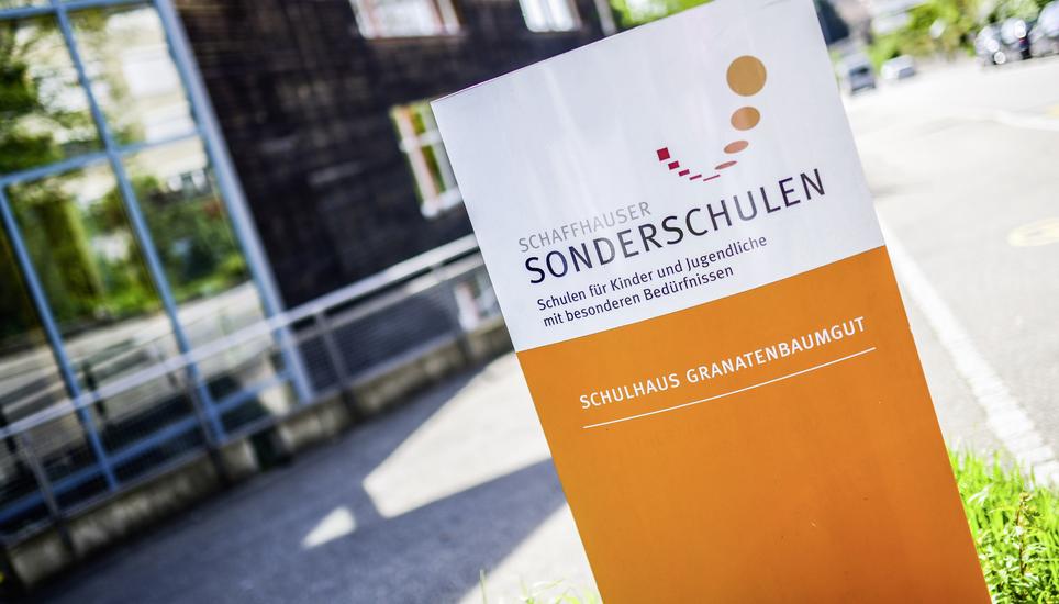 Sonderschule Granatenbaumgut an der Stimmerstrasse, am Donnerstag, 06. Mai 2023. (Melanie Duchene / Schaffhauser Nachrichten)