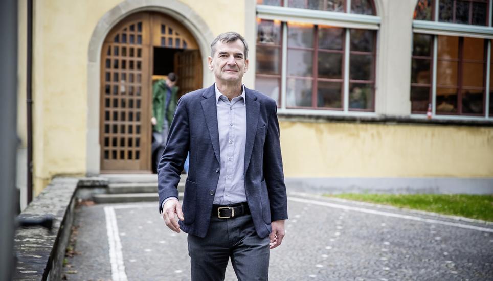 Kantonsrat Markus Fehr, SVP, fotografiert am Montag 18. Dezember 2023, in Schaffhausen. (Roberta Fele / Schaffhauser Nachrichten)