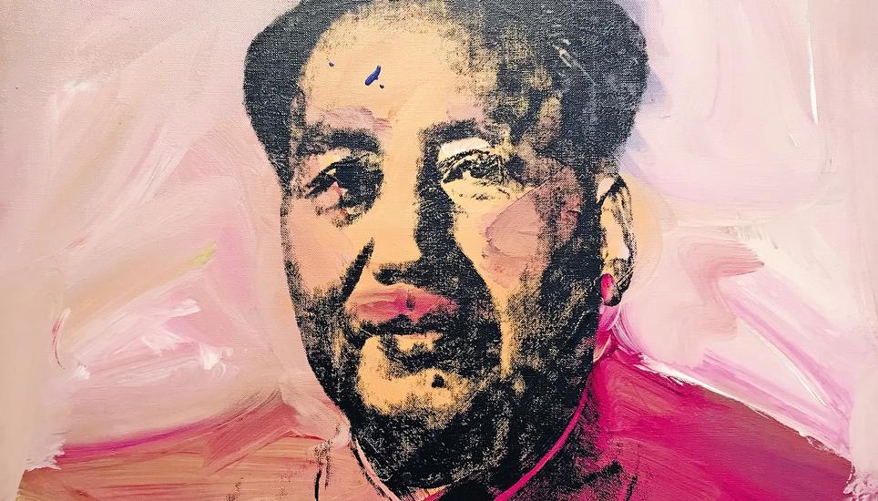 Der chinesische Diktator Mao Zedong – im Bild ein Porträt mit Acryl von Andy Warhol, fotografiert an der Art Basel – hätte an der Schweizer Bildungspolitik wohl grosse Freude. Bild: Pentti Aellig