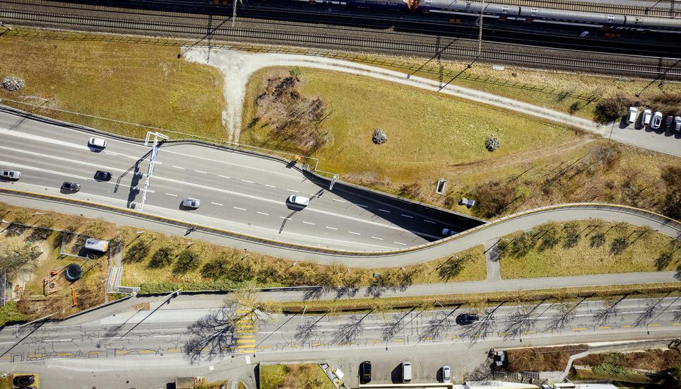 Fï¿ï¾¤senstaubtunnel, fotografiert am Dienstag, 04. Mï¿ï¾¤rz 2025, in Schaffhausen. (Roberta Fele / Schaffhauser Nachr