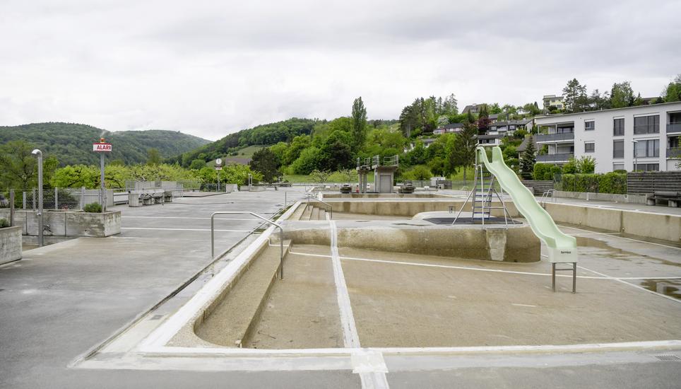 Freibad Buete in Thayngen, am Dienstag, 28. April 2020.  (Melanie Duchene / Schaffhauser Nachrichten)
