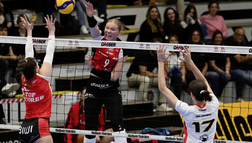 Volleyball NLA 2025-2026: VC Kanti - Franches-Montagnes 1-3, Schaffhausen, 11.10.2025 ï¿ï¾© Reinhard Stan