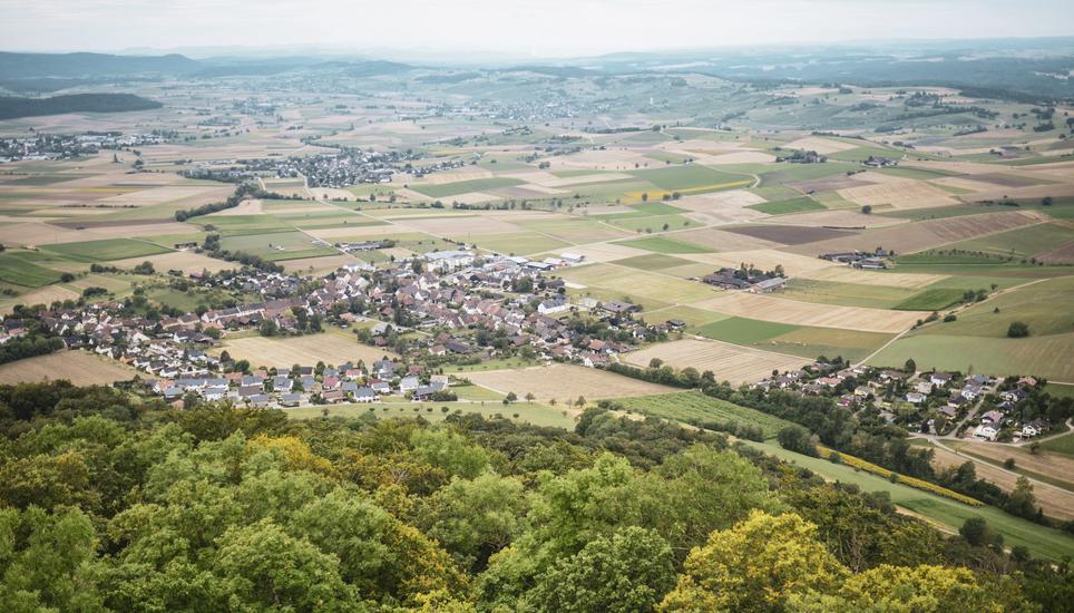 Serie der vier Randentuerme in Schaffhausen, Bild zeigt den Siblinger Randenturm, am Donnerstag, 27. Juli 2023. (Melanie Duchene / Schaffhauser Nachrichten)