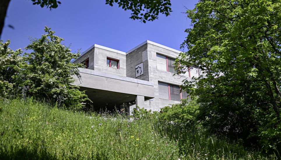 Das Schulhaus Grï¿ï¾¤fler in Herblingen von aussen, am Dienstag, 13. Mai 2025. (Melanie Duchene / Schaffhauser Nachricht