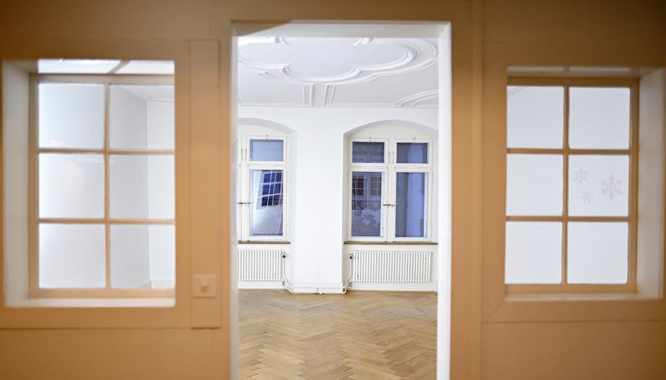 Vorstellung des Haus Weisser Wind, bezahlbarer Wohnraum fï¿ï¾¼r junge Menschen, am Mittwoch, 22. Oktober 2025. (Melanie Duchene / Schaffhauser Nachricht
