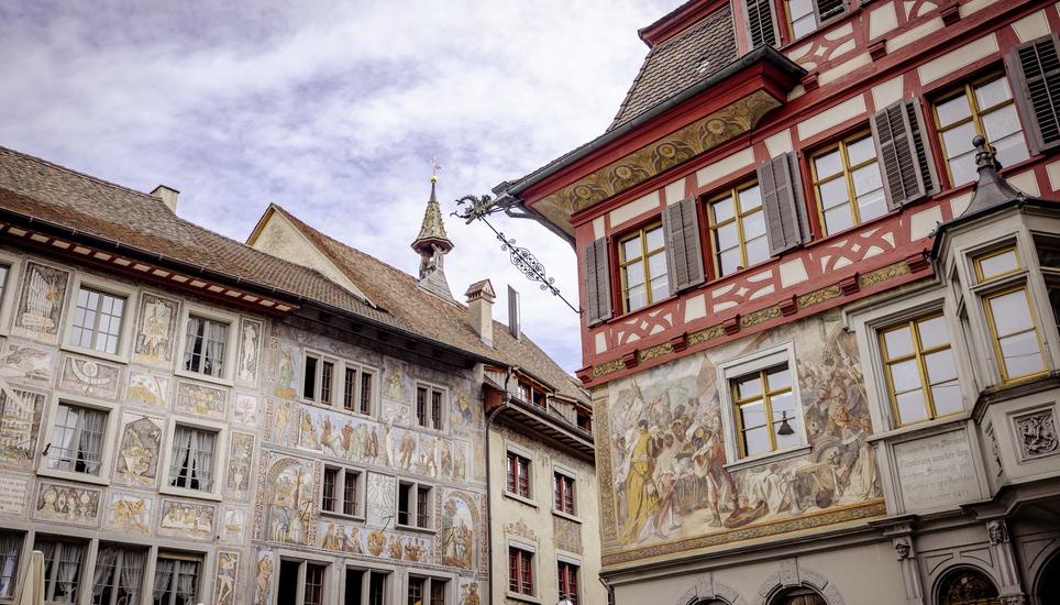 Das Rathaus, fotografiert am Mittwoch, 17. September 2025, in Stein am Rhein. (Roberta Fele / Schaffhauser Nachrichten)