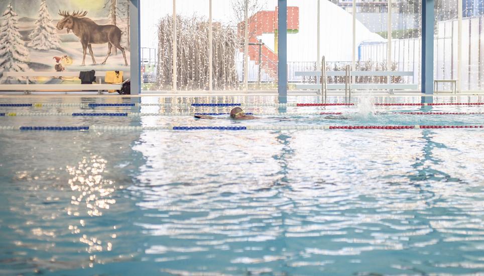 Freibad und Hallenbad KSS Wasserpark in der Breite, am Montag, 12. Dezember, 2021. (Melanie Duchene / Schaffhauser Nachrichten)