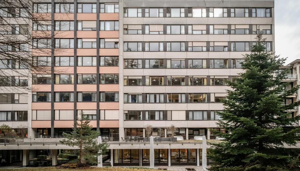 Spaziergang rund um den Kantonsspital mit Portrait und Interview mit der Spitalraetin Marie-Theres Caratsch, am Freitag, 23. Februar, 2024 (Melanie Duchene / Schaffhauser Nachrichten)