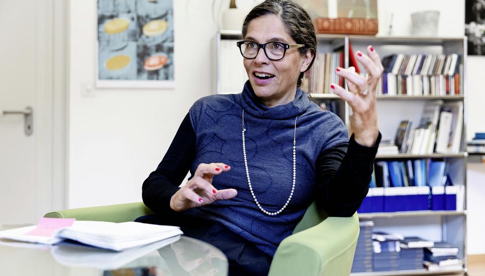 Sibylle Lichtensteiger, 20.11.2025, Schaffhausen (Roger Hofstetter/Schaffhauser Nachrichten)