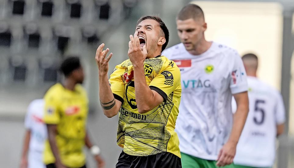 06.09.2025, Schaffhausen, Fussball Promotions League - FC Schaffhausen - SC Bruehl; 
Danilo del Toro (Schaffhausen) 
(Roger Albrecht/sport-presse)