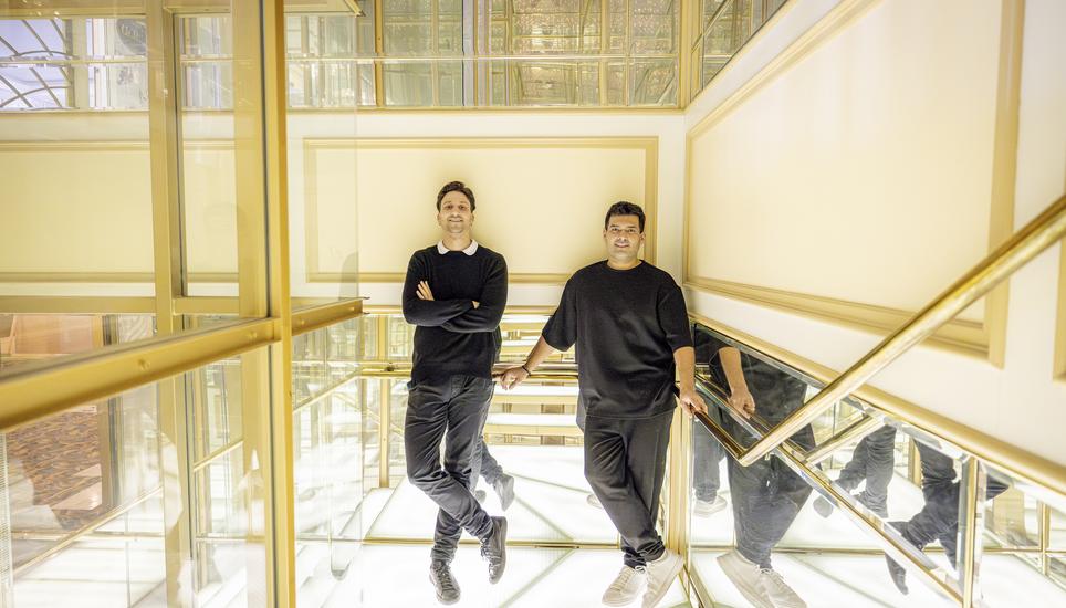 Yannick Vuga und DJ Sam Madi erï¿ï¾¶ffnen im ehemaligen Casino einen Pop-Up Club namens OFF, fotografiert am Mittwoch, 12. November 2025, in Schaffhausen. (Roberta Fele / Schaffhauser Nachricht