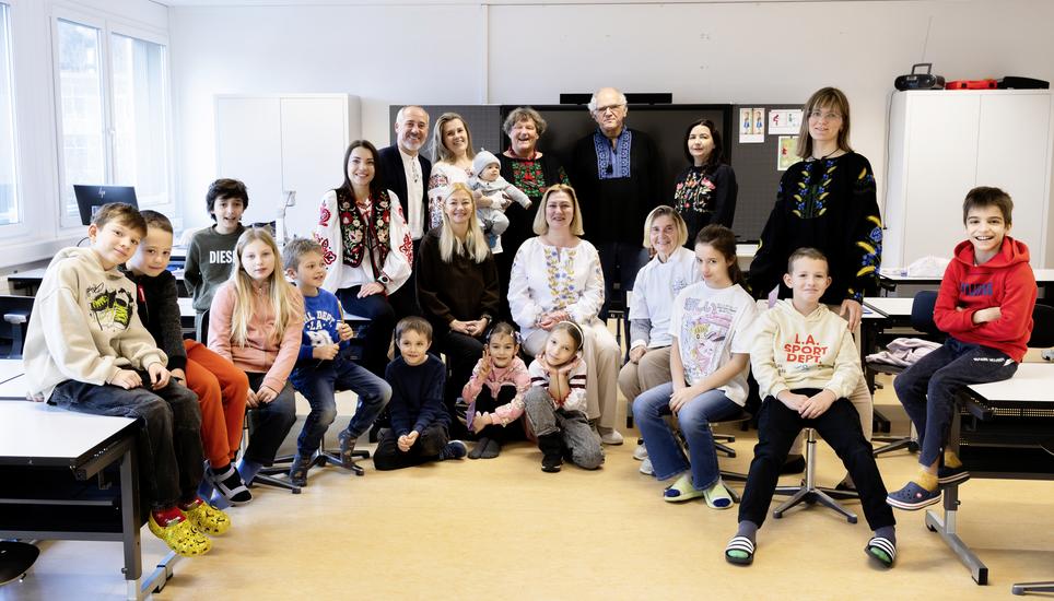Ukrainische Schule Mrija, 22.11.2025, Schaffhausen (Roger Hofstetter/ Schaffhauser Nachrichten)