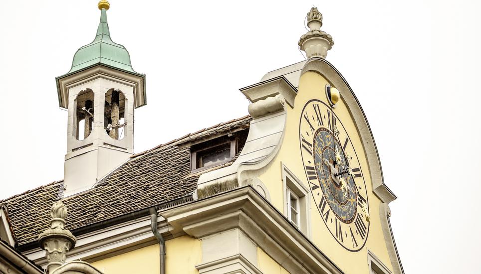Kuengeliglï¿ï¾¶ggli am Fronwagplatz soll saniert werden, fotografiert am Montag, 07. Juli 2025, in Schaffhausen. (Roberta Fele / Schaffhauser Nachricht
