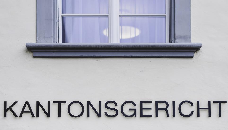 Themenbild Kantonsgericht Eingang, am Dienstag, 14. Februar 2023. (Melanie Duchene / Schaffhauser Nachrichten)