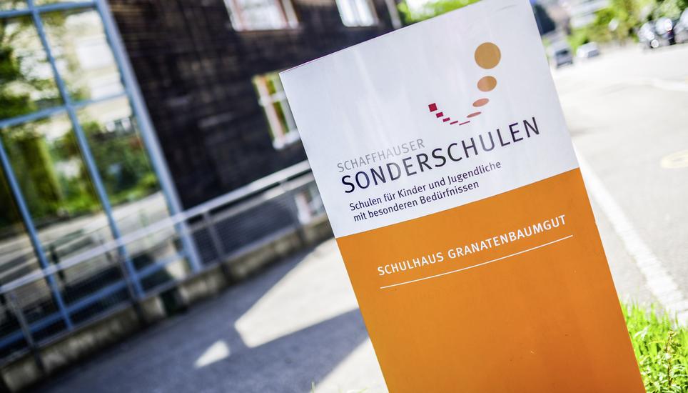 Sonderschule Granatenbaumgut an der Stimmerstrasse, am Donnerstag, 06. Mai 2023. (Melanie Duchene / Schaffhauser Nachrichten)