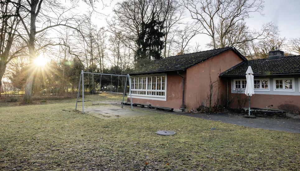 ist in die Jahre gekommen und wird ersetzt, fotografiert am Dienstag, 13. Januar 2025, in Neuhausen am Rheinfall. (Roberta Fele / Schaffhauser Nachrichten)