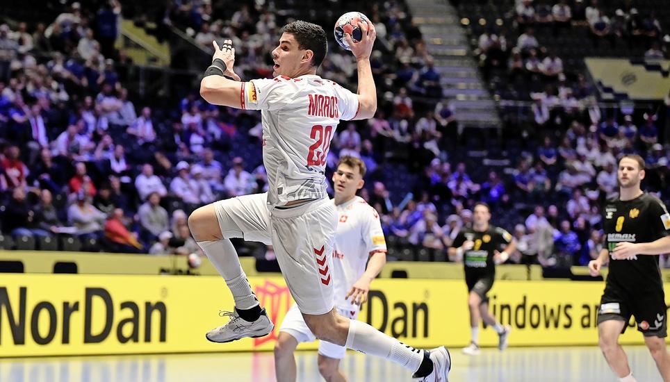 Oslo, 20.01.2026. Handball, Schweizer Nationalmannschaft. EHF Euro 2026 in Norwegen. Schweiz - Montenegro. 

Copyright: FOTO Wagner / Alexander Wagner